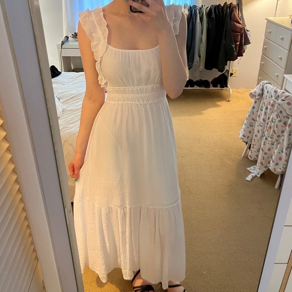 Ruffle Textured Maxi Dress - Picture 9 of 10